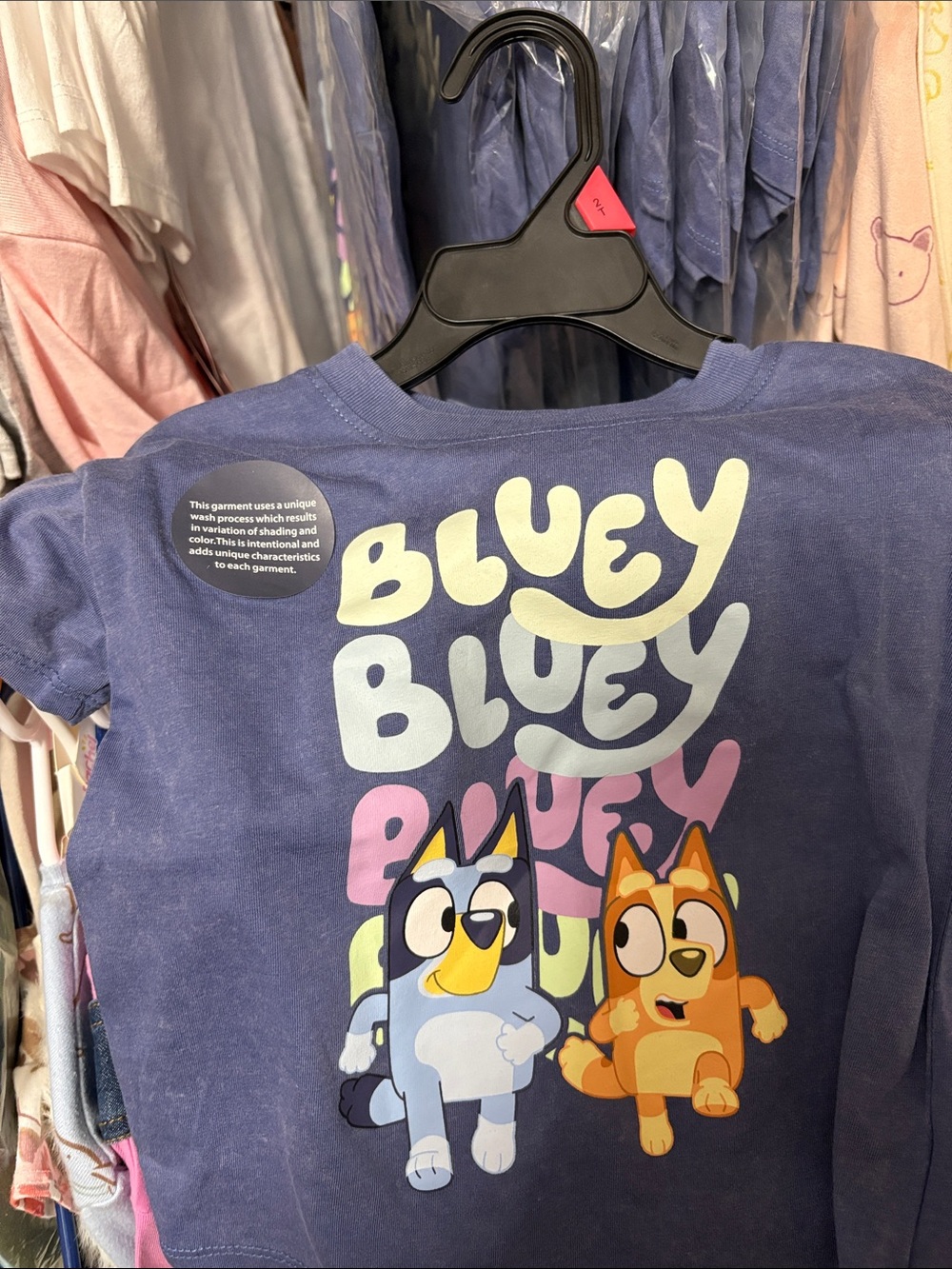 Kids Blue 'Bluey' Graphic T-Shirt
